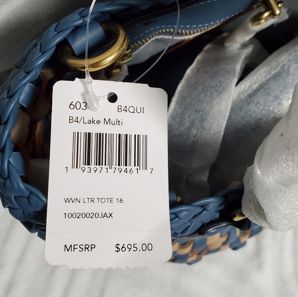 ❌SOLD❌ Coach 1941 Woven Tote 16 - Picture 5 of 10